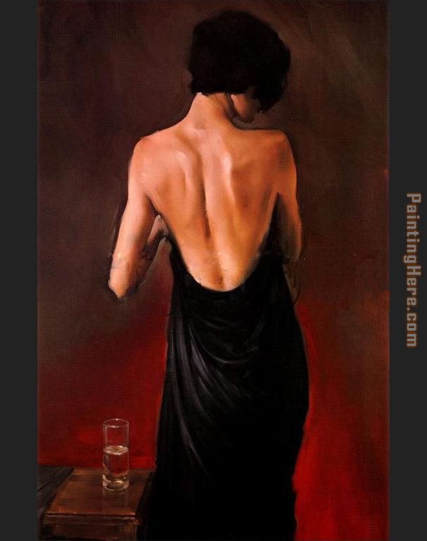 The Black Drape painting - Michael Austin The Black Drape art painting